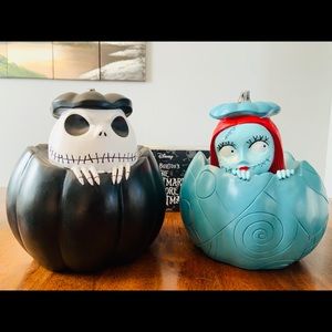 Nightmare Before Christmas Jack & Sally Pumpkins